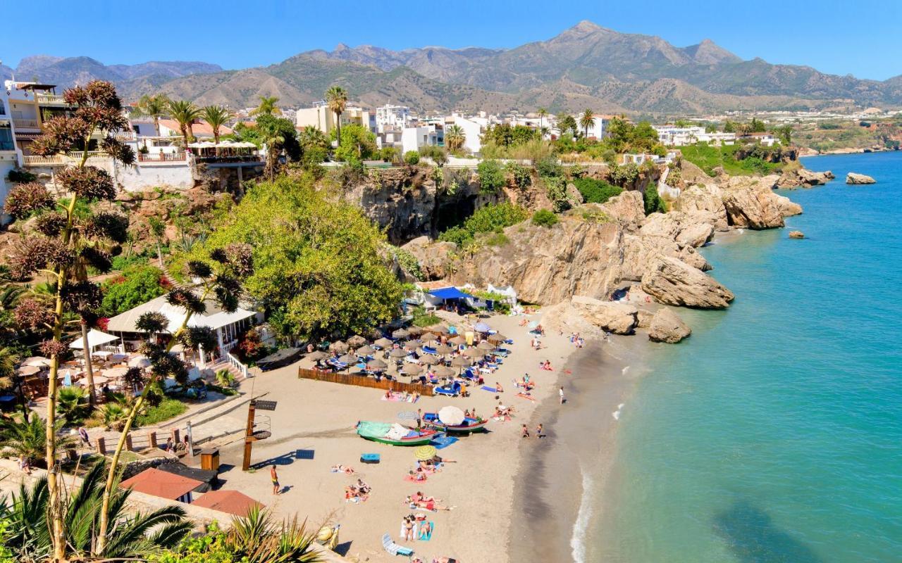 Apartamento Vista Mar Frontal Garaje Y Wifi Torrox Kültér fotó